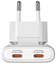 Verbatim Fold n Go GaN Charger 65W 2xUSB C wei&szlig; klappb.St.32355