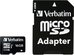 Verbatim microSDHC 16GB Class 10 incl Adapter