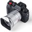 Viltrox 23mm 33mm 56mm F1.4 Metal Square Hood Silver