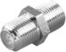 Vivanco cable connector F double socket 2pcs