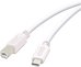 Vivanco cable USB-C - USB-B 1.8m, white (45355)