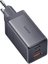 Wall charger Baseus GaN5 2x USB-C + USB, 65W + cable 1m (grey)