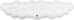 White Shark CUMULUS-W KP-012 Cloudy Keyboard Wrist Rest, White