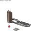 SmallRig Wooden L-Shape Grip for X-T50 (Charcoal Silver)4736