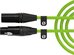 XLR CABLE-3m green - XLR/XLR kabel