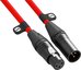 XLR CABLE - 3m red