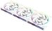 Zalman ZM-DF120R, 120mm Daisy Chain Fan, Reverse, 2300RPM, White