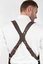 ZUKA STRAPS dual, tamsiai rudas "CRAZY HORSE", S dydis