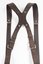 ZUKA STRAPS dual, tamsiai rudas "CRAZY HORSE", S dydis
