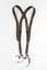 ZUKA STRAPS dual, tamsiai rudas "CRAZY HORSE", S dydis
