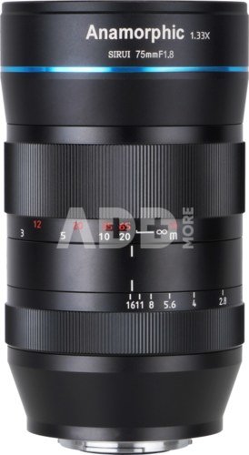 SIRUI Anamorphic1.33x 75mm F1.8 EF-Mマウント SIRUI ANAMORPHIC LENS 1,33X 75MM F/1.8 EF-M MOUNT - линзы - Линзы