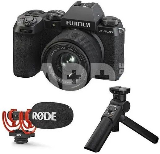 Fujifilm X-S20 XC15-45mm Black Vlogger KIT Mirrorless