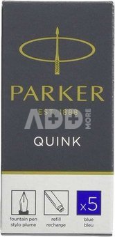 1x5 Parker Tintenpatrone Quink blau
