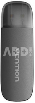 Vention CLEB0 2-in-1 USB 2.0 A (SD+TF) Memory Card Reader (black)