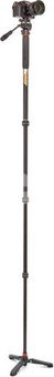 3 Legged Thing Punks Trent 2.0 Monopod Kit w/DOCZ2 Foot Stabilizer Blk w/Slate Grey Copper