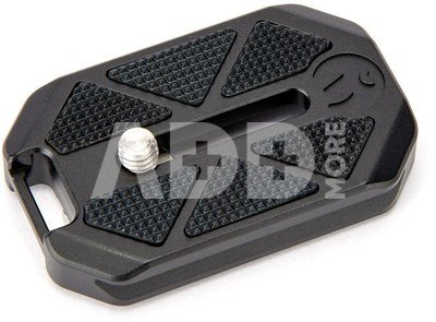 3 Legged Thing Updated QR7 Plate 38x70mm Arca Compatible QR Plate, Black