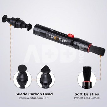 K&F Concep 3in1 DSLR Camera Cleaning Kit (Lens Dust Blower Cleaner + Cleaning Pen + Macrofiber Cleaning Cloth)