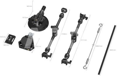 4-Arm Suction Cup Camera Mount Kit SC-15K 3565