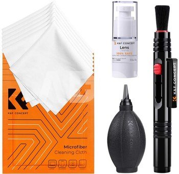 K&F Concept 4-In-1 Camera Lens Cleaning Kit for DSLR Camera