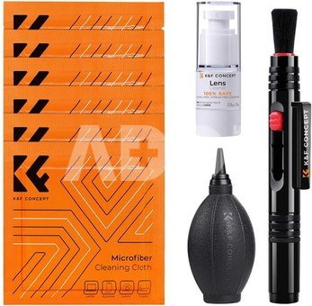 K&F Concept 4-In-1 Camera Lens Cleaning Kit for DSLR Camera