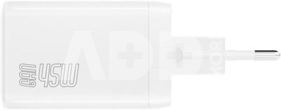 PDPlug Dual 45W GaN 2xC White