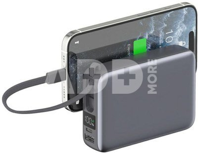Pocket Dual Cord 20000mAh 22.5W Grey