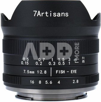 7Artisans 7.5mm F2.8 II M43