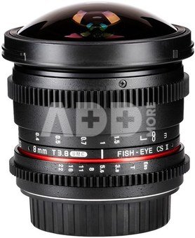 8mm T3.8 UMC Fish eye VDSLR CSII Micro 4/3