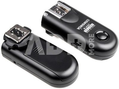 A set of two Yongnuo RF603N II flash triggers with an N3 for Nikon cable