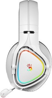 A4Tech 47752 Bloody MR710 RGB Gaming Wireless Headset, Grey