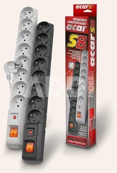 Acar Surge protector S8 3M, grey