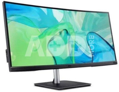 Acer Monitor 34 inches CB343CURBEmiiphuzx WQHD 100Hz 21:9 IPS 2xHDMI DP RJ-45 USB-C USB SPEAKERS