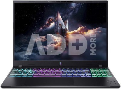 Acer Nitro V 16 AI ANV16-A71 | Black | 16 " | IPS | WUXGA | 1920 x 1200 pixels | Anti-glare | AMD Ryzen AI 7 | 450 | 32 GB | DDR5 SDRAM | Solid-state drive capacity 1000 GB | NVIDIA GeForce RTX 5060 | GDDR7 | 8 GB | Windows 11 Home | 802.11ax | Bluetooth version 5.4 | Keyboard language English, Russian | Keyboard backlit | Warranty 24 month(s)