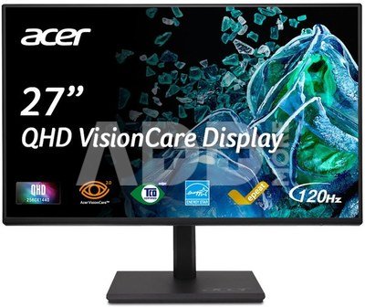 Acer Vero B7 B277U Gbmiiprzx Series | 27 " | IPS | 16:9 | 120 Hz | 4 ms | 2560 x 1440 pixels | 350 cd/m&sup2; | HDMI ports quantity 2 | Black