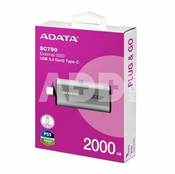 Adata External SSD SC750 2000G USB3.2C 1050/1000 MB/s
