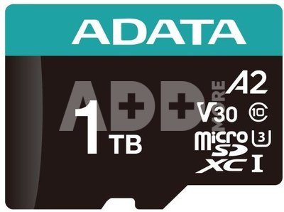 Adata Micro SD PremierPro 1TB UHS1 U3 V30 100/85 MB/s + adapter