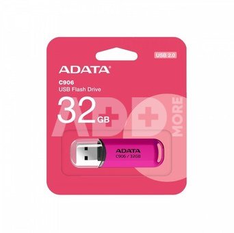 ADATA C906 32GB USB Flash Drive, Pink ADATA