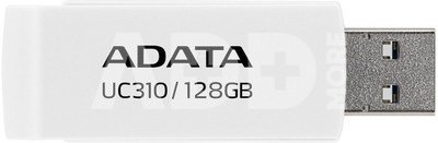 ADATA UC310 128GB USB Flash Drive, White ADATA
