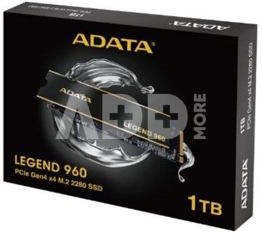 Adata SSD drive Legend 960 1TB PCIe 4x4 7.4/6 GB/s M2