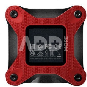 Adata SSD External Disk SD620 2TB U3.2A 520/460 MB/s Red