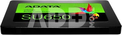 ADATA Ultimate SU650 256 GB, SSD form factor 2.5", SSD interface SATA 6Gb/s, Write speed 450 MB/s, Read speed 520 MB/s