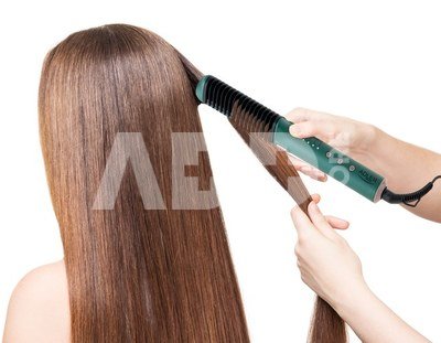 Adler | Straightening Brush | AD 2324 | Temperature (max) 210 &deg;C | Green