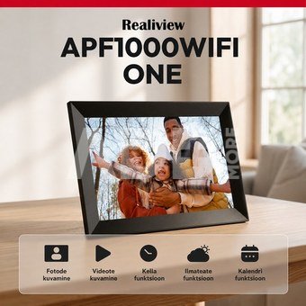 AgfaPhoto digital photo frame Realiview APF1000 10" WiFi One, black