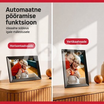 AgfaPhoto digital photo frame Realiview APF1000 10" WiFi One, black