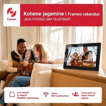 AgfaPhoto digital photo frame Realiview APF1000 10" WiFi One, black