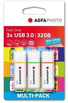 AgfaPhoto USB 3.0 Gen 1 32GB Color Mix MP3