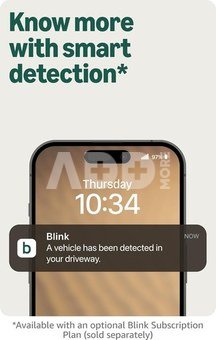 Amazon security camera Blink Outdoor 2K+ (3 Camera System), white