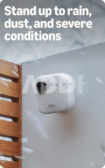 Amazon security camera Blink Outdoor 2K+ (3 Camera System), white