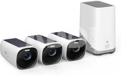Anker Eufy Security Camera, 3+1 Kit | eufyCam 3 | IP67 | HDD/SSD storage