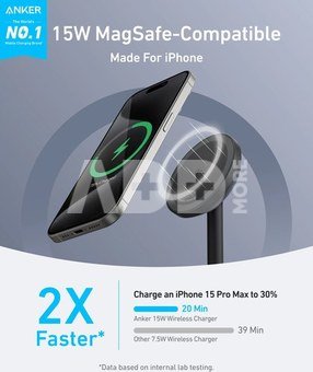 Anker MagGo Wireless Qi2 15W Charger | A25X1H11